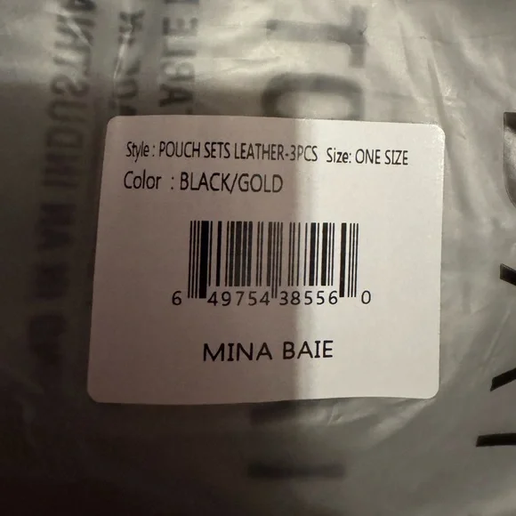 Mina Baie Mia Pouch Set Leather - Picture 13 of 16